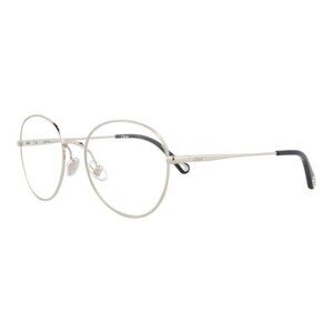 Chloé Womens Round/Oval Silver Silver Transparent Fashion Designer Eyewear